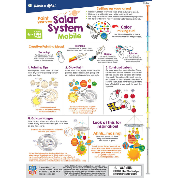 Solar System Mobile Wood Craft & Paint Kit - Just $16.99! Shop now at Retro Gaming of Denver