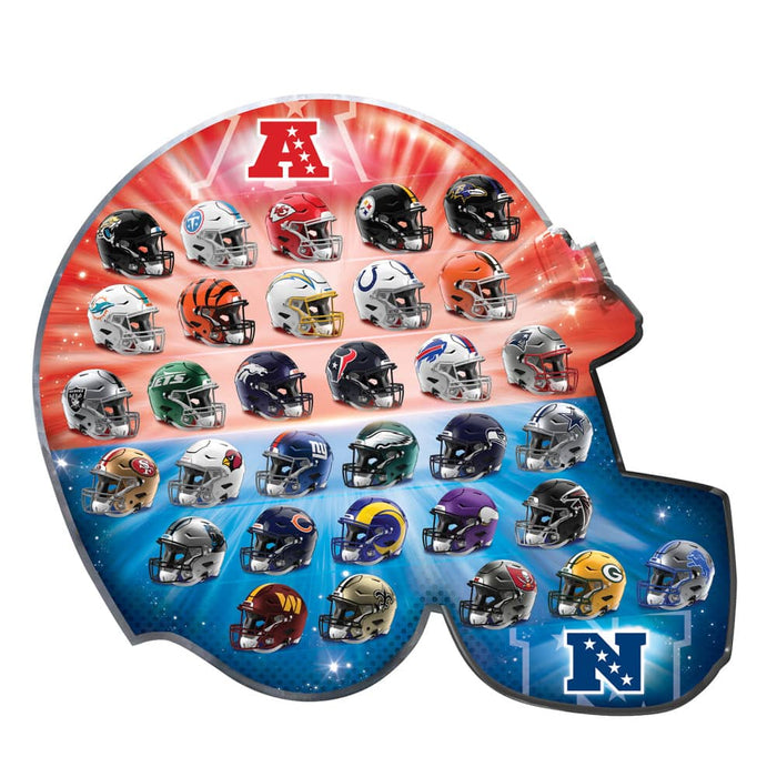 NFL - Teams Helmet 500 Piece Shaped Jigsaw Puzzle - for just $16.99! 