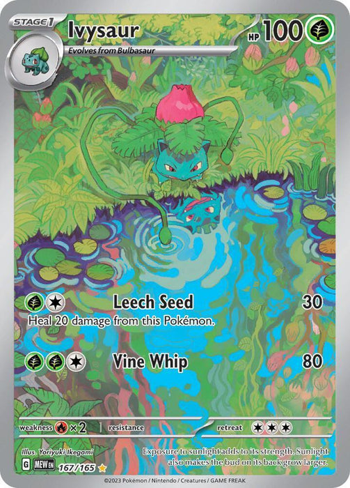 Ivysaur (167/165) [Scarlet & Violet: 151] - for just $23.75! 