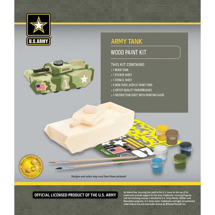 U.S. Army - Tank Wood Craft & Paint Kit - Just $16.99! Shop now at Retro Gaming of Denver