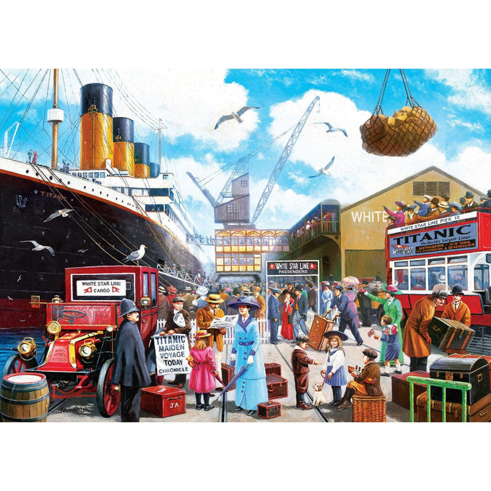 Titanic - Now Boarding 1000 Piece Jigsaw Puzzle - for just $16.99! 