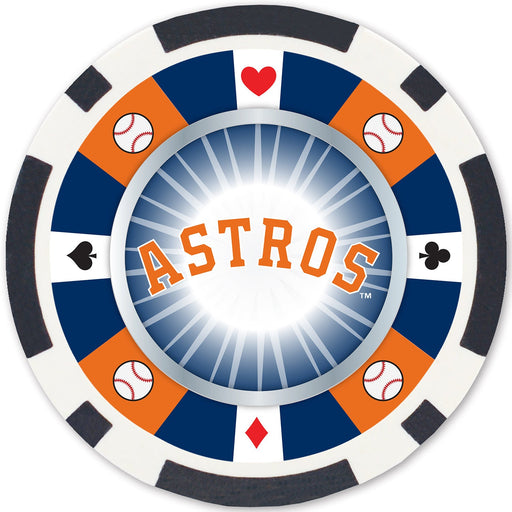 Houston Astros 100 Piece Poker Chips - Premium Poker Chips & Sets - Just $29.99! Shop now at Retro Gaming of Denver