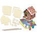 Holiday Craft Kit - Buildable Gingerbread House Wood Paint Kit - Just $16.99! Shop now at Retro Gaming of Denver