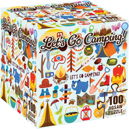 Let's Go Camping 100 Piece Jigsaw Puzzle - Just $7.99! Shop now at Retro Gaming of Denver