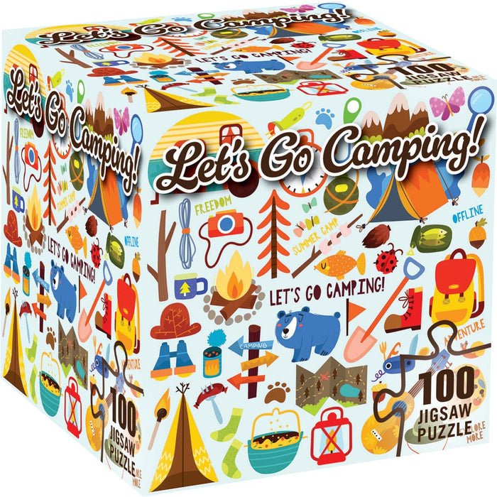 Let's Go Camping 100 Piece Jigsaw Puzzle - for just $7.99! 