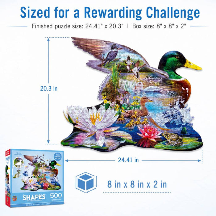 Shapes - Woodland Ducks 500 Piece Jigsaw Puzzle - for just $14.99! 