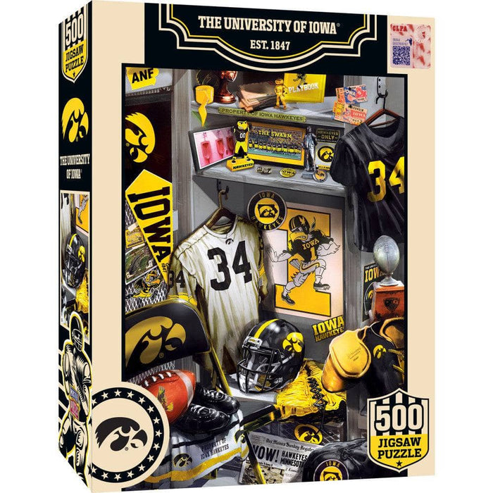 Iowa Hawkeyes - Locker Room 500 Piece Jigsaw Puzzle - for just $16.99! 
