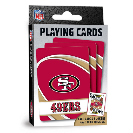 San Francisco 49ers Playing Cards - 54 Card Deck - Premium Dice & Cards Sets - Just $6.99! Shop now at Retro Gaming of Denver