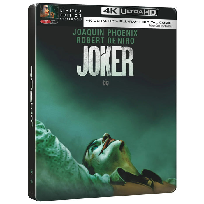 Joker - Limited Edition Steelbook (4K Ultra HD + Blu-ray + Digital) - for just $37.99! 
