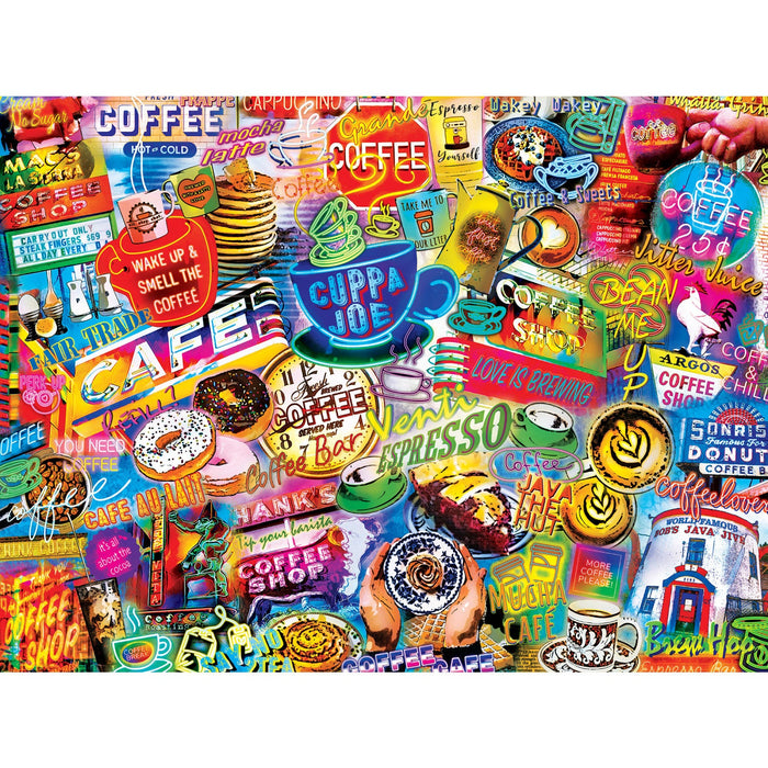 Good Eats - Coffee Klatch 550 Piece Jigsaw Puzzle - Just $14.99! Shop now at Retro Gaming of Denver