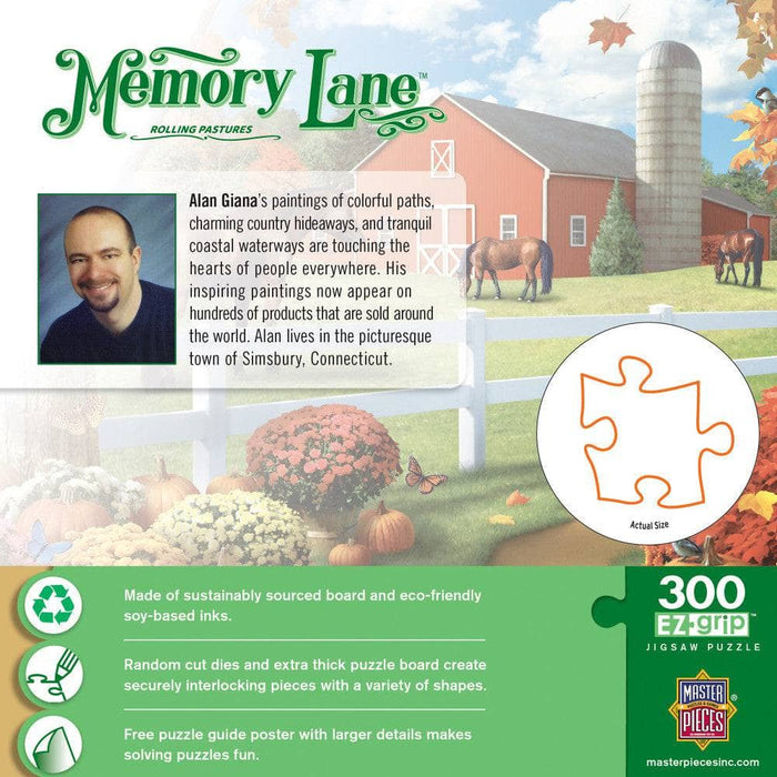 Memory Lane - Rolling Pastures 300 Piece EZ Grip Jigsaw Puzzle - for just $14.99! 