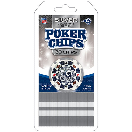 Los Angeles Rams 20 Piece Poker Chips - Just $5.99! Shop now at Retro Gaming of Denver