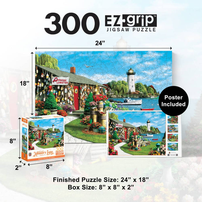 Memory Lane - Lobster Bay 300 Piece EZ Grip Jigsaw Puzzle - for just $14.99! 