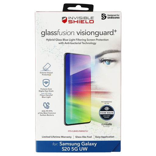 ZAGG (Glass Fusion VisionGuard+) Screen Protector for Samsung Galaxy S20 5G UW - for just $21.59! 