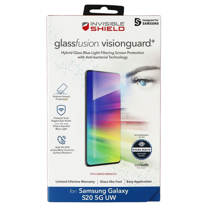 ZAGG (Glass Fusion VisionGuard+) Screen Protector for Samsung Galaxy S20 5G UW - for just $21.59! 