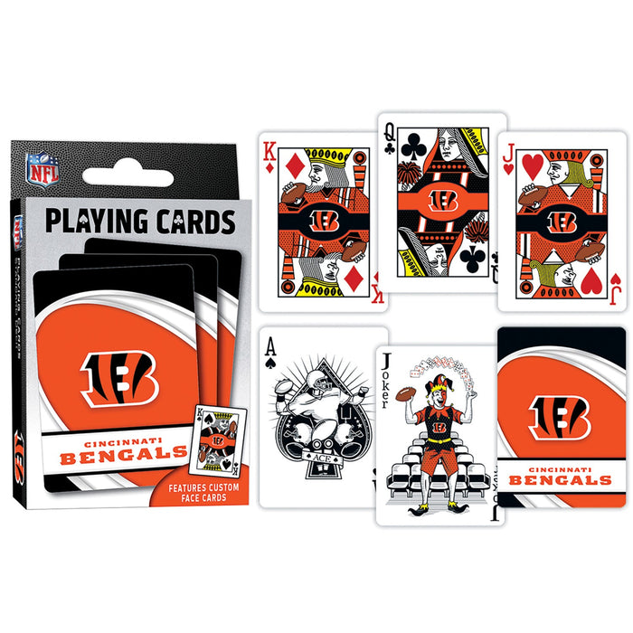 Cincinnati Bengals Playing Cards - 54 Card Deck - Just $6.99! Shop now at Retro Gaming of Denver