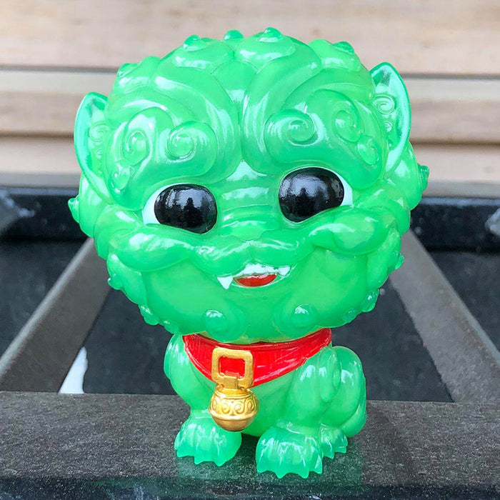 Shi-Shi the Tiny Guardian 4-inch Sofubi Vinyl Figure - Jade Edition - for just $55! 