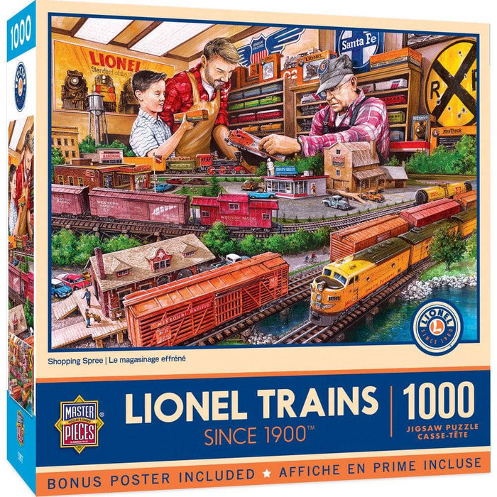 Lionel Trains - Shopping Spree 1000 Piece Jigsaw Puzzle - for just $16.99! 