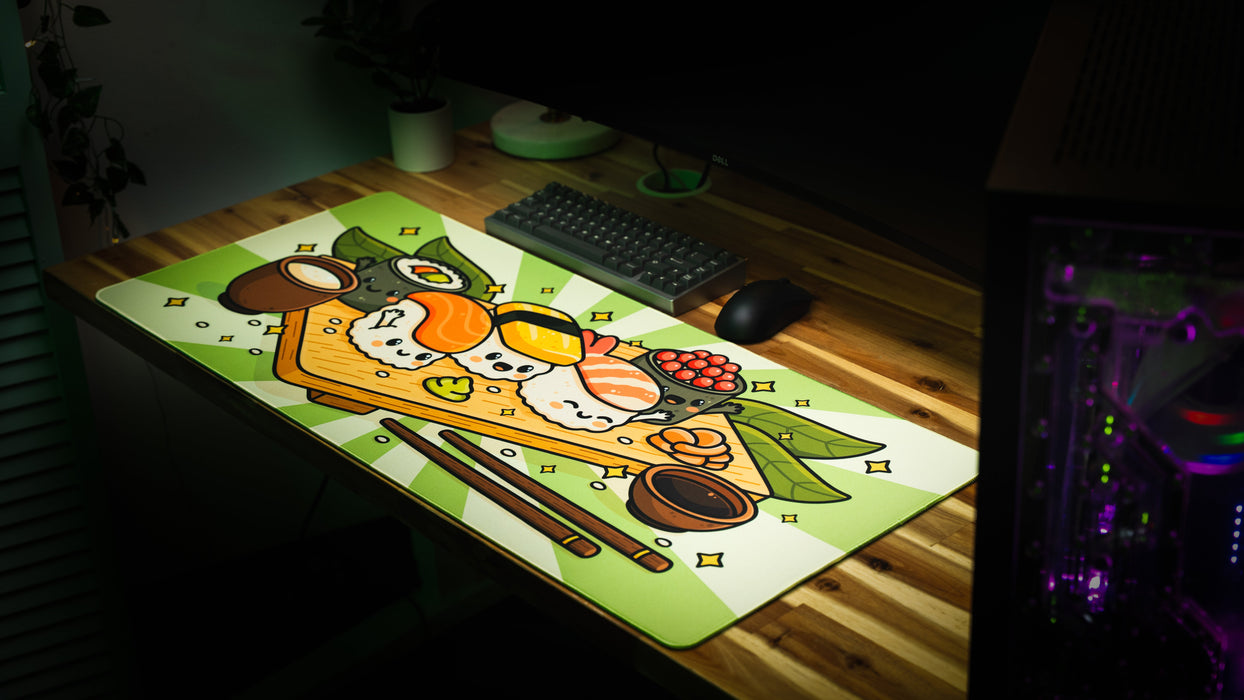 "Roll Call: Zen" — Kawaii Deskmat - for just $49.95! 
