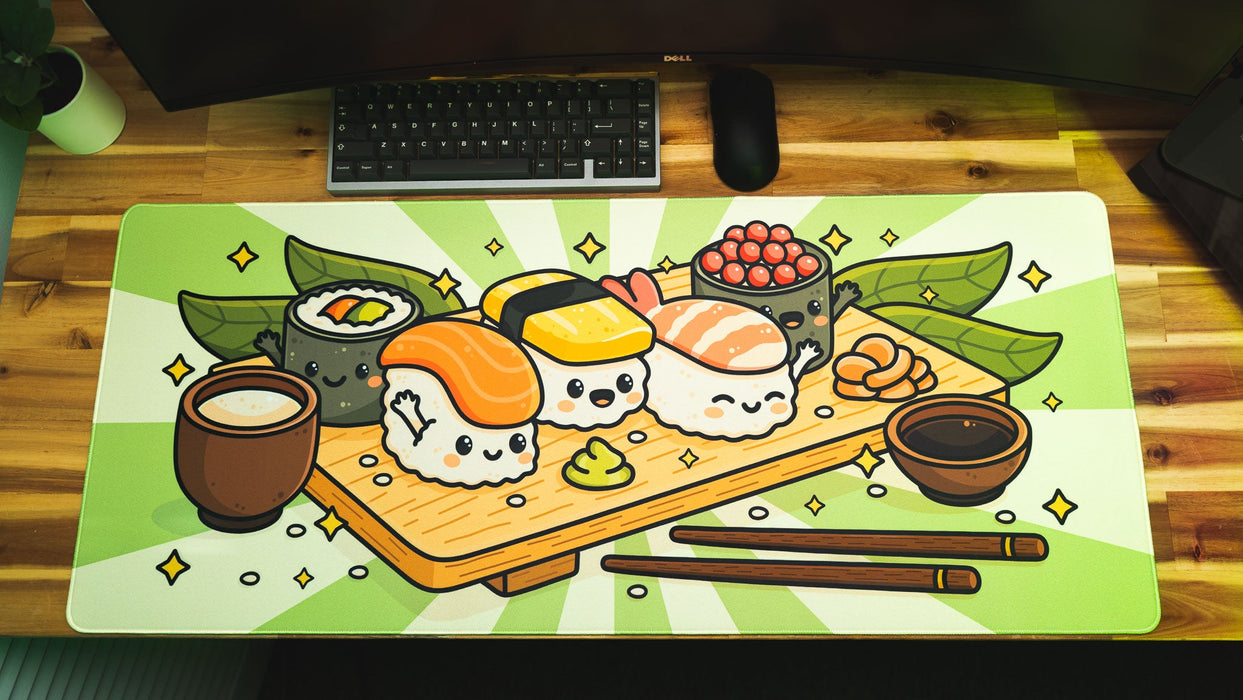 "Roll Call: Zen" — Kawaii Deskmat - for just $49.95! 