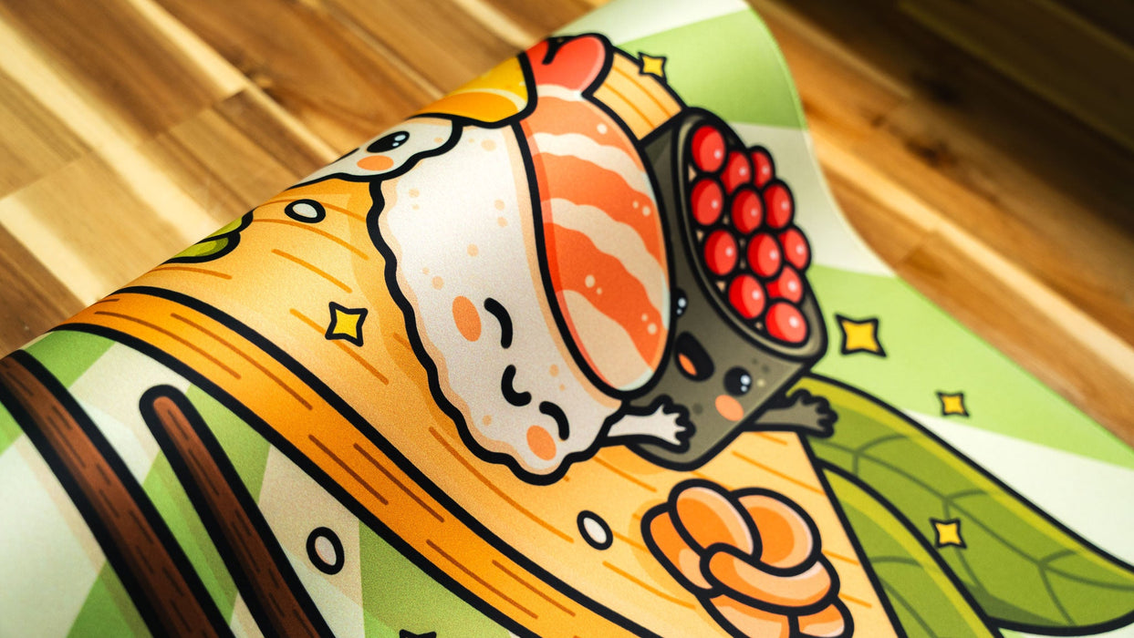 "Roll Call: Zen" — Kawaii Deskmat - for just $49.95! 