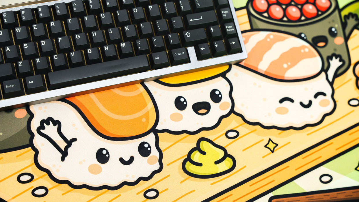 "Roll Call: Zen" — Kawaii Deskmat - for just $49.95! 