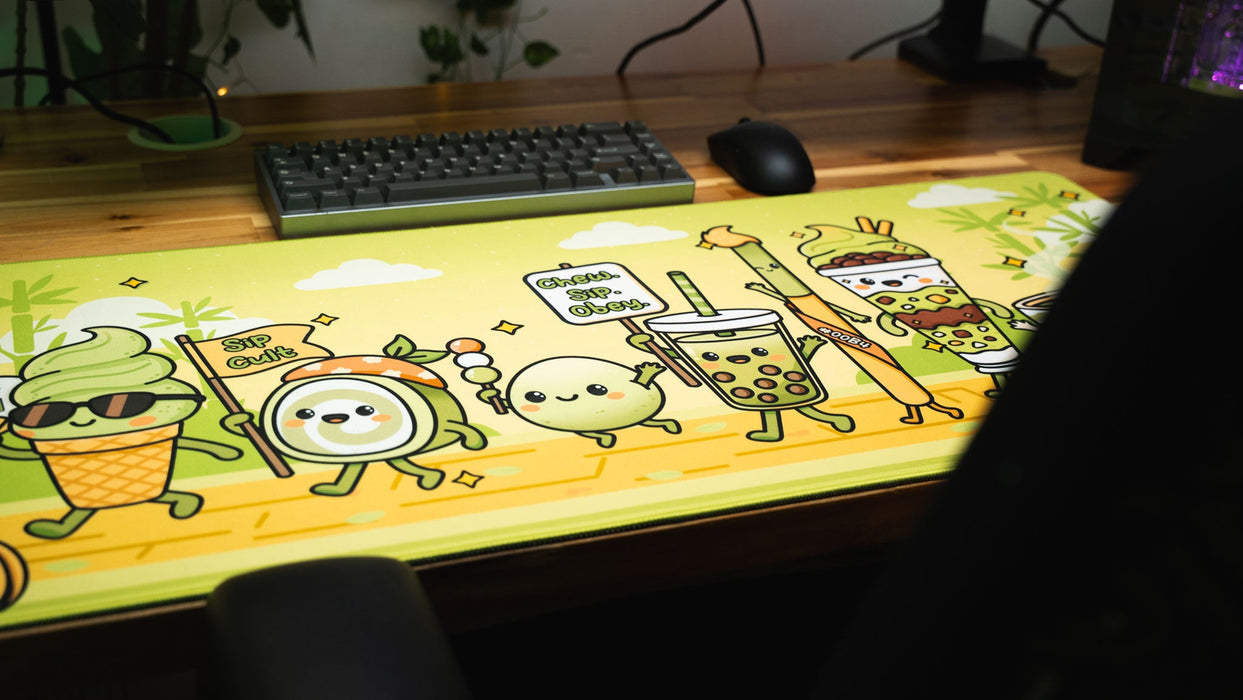 "Sip Cult" — Kawaii Deskmat - for just $49.95! 