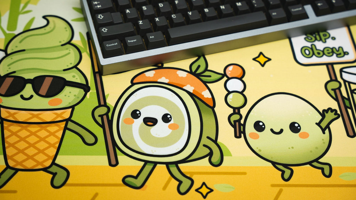 "Sip Cult" — Kawaii Deskmat - for just $49.95! 