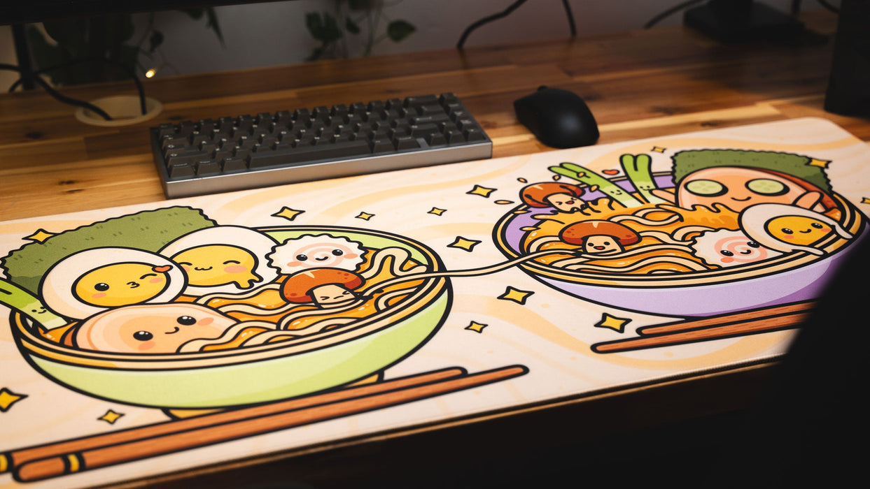 "Ramen & Friends" — Kawaii Deskmat - for just $49.95! 