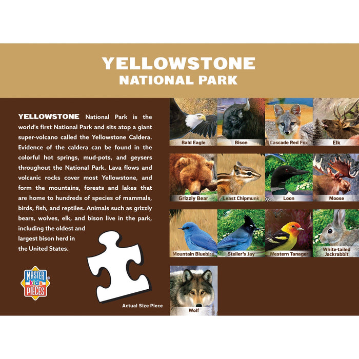 Wildlife of Yellowstone National Park - 100 Piece Jigsaw Puzzle - Just $12.99! Shop now at Retro Gaming of Denver