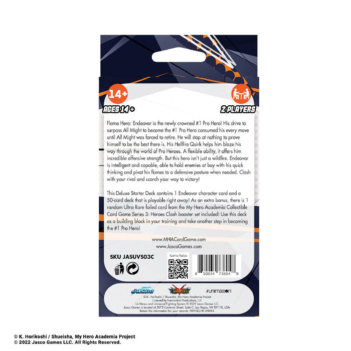 My Hero Academia CCG: Endeavor Starter Deck - for just $22.99! 