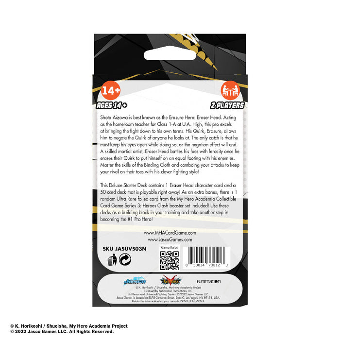 My Hero Academia CCG: Eraser Head Starter Deck - for just $22.99! 