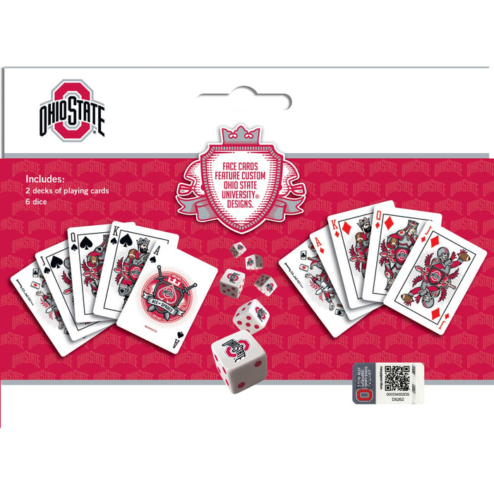 Ohio State Buckeyes - 2-Pack Playing Cards & Dice Set - Just $19.99! Shop now at Retro Gaming of Denver