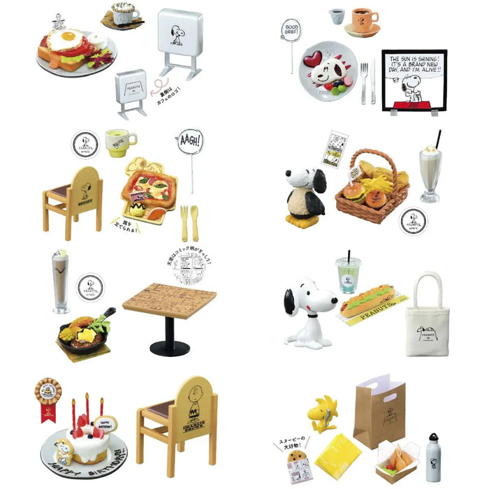 Snoopy Cafe Tour with You! Blind Box - Official Re-ment Miniature Collection - for just $14.99! 