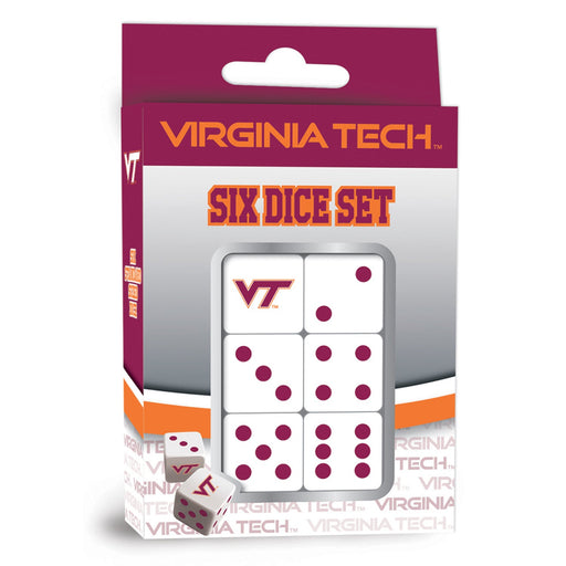Virginia Tech Hokies Dice Set - Premium Dice & Cards Sets - Just $7.99! Shop now at Retro Gaming of Denver