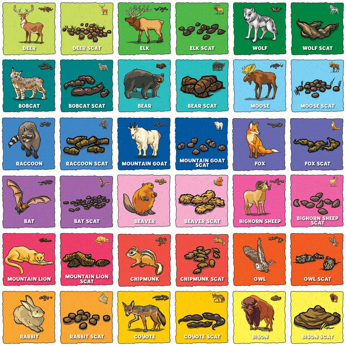 Animal Poop Matching Game - Just $9.99! Shop now at Retro Gaming of Denver