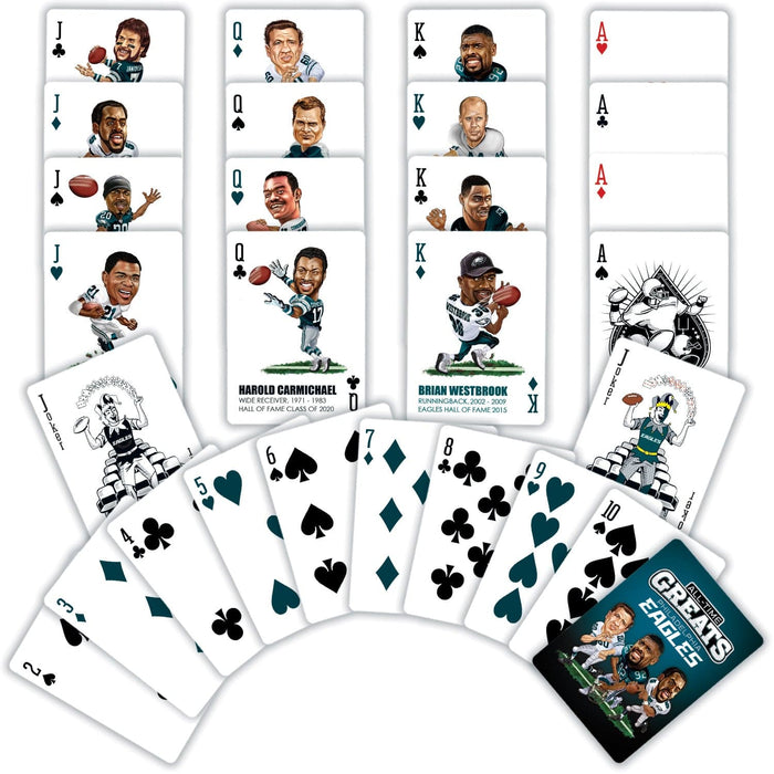 Philadelphia Eagles All-Time Greats Playing Cards - 54 Card Deck - for just $9.99! 