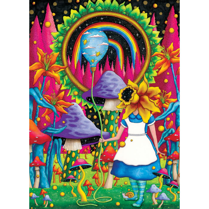 Wonderous Worlds - Go Ask Alice 1000 Piece Jigsaw Puzzle - Just $16.99! Shop now at Retro Gaming of Denver