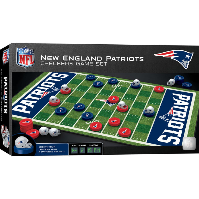 New England Patriots Checkers Board Game - Just $19.99! Shop now at Retro Gaming of Denver