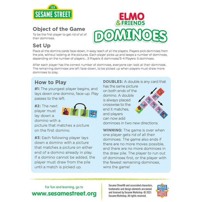 Sesame Street - Elmo & Friends Picture Dominoes - for just $9.99! 