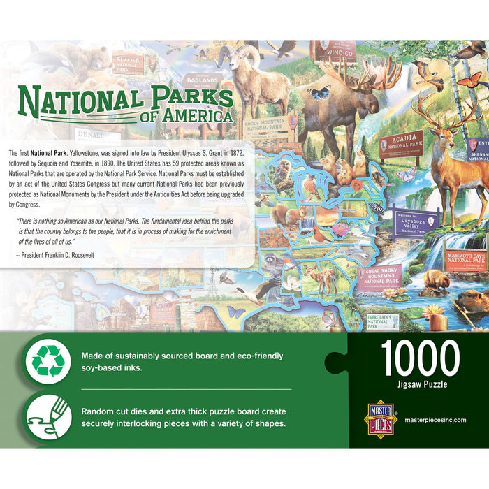 National Parks of America 1000 Piece Jigsaw Puzzle - Just $19.99! Shop now at Retro Gaming of Denver