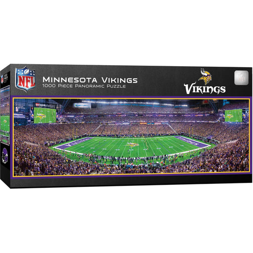 Minnesota Vikings - 1000 Piece Panoramic Jigsaw Puzzle - Just $19.99! Shop now at Retro Gaming of Denver