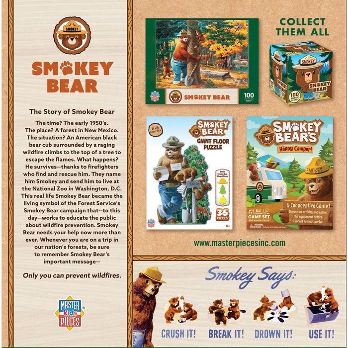 Smokey Bear 100 Piece Jigsaw Puzzles 4-Pack - Just $14.99! Shop now at Retro Gaming of Denver