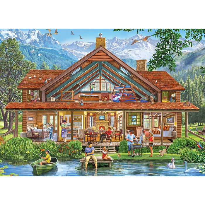Inside Out - Camping Lodge 1000 Piece Jigsaw Puzzle - for just $16.99! 