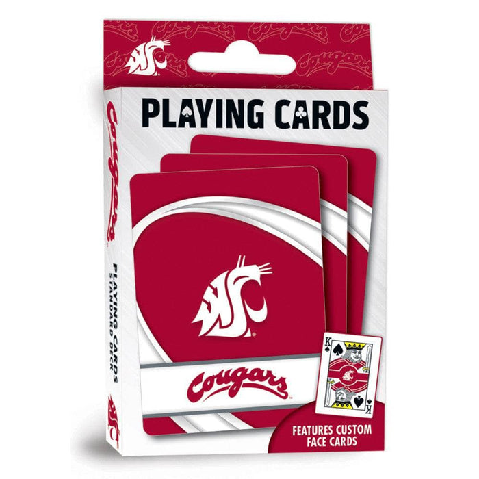 Washington State Cougars Playing Cards - 54 Card Deck - for just $7.99! 