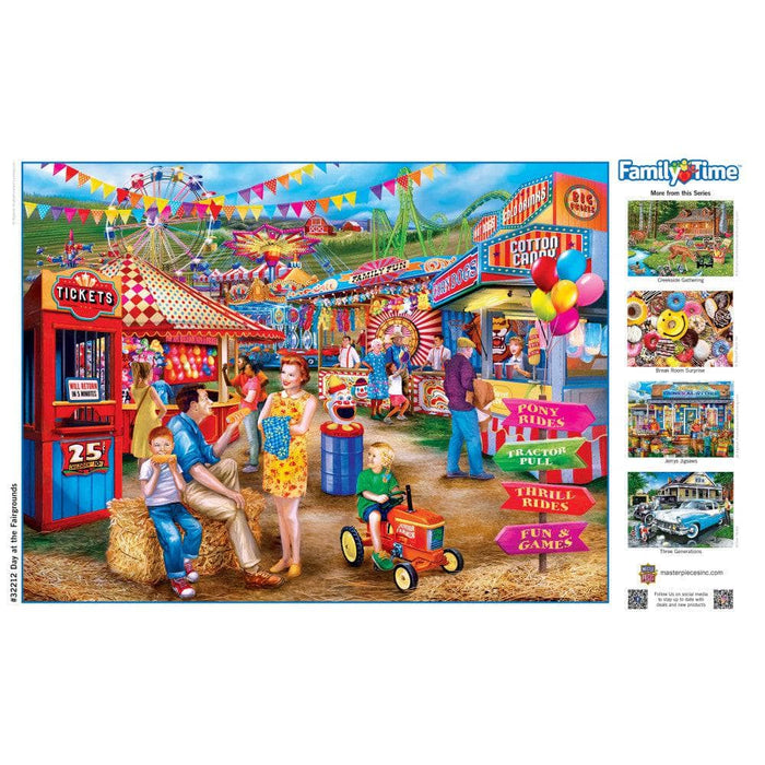 Family Time - Day at the Fairgrounds 400 Piece Jigsaw Puzzle - for just $14.99! 