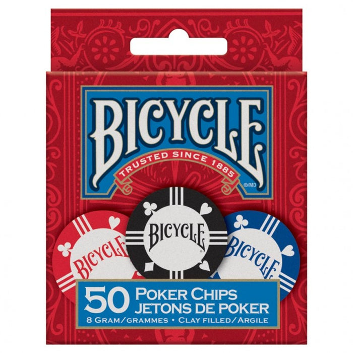 Bicycle Poker Chips - 50ct - for just $6.99! 