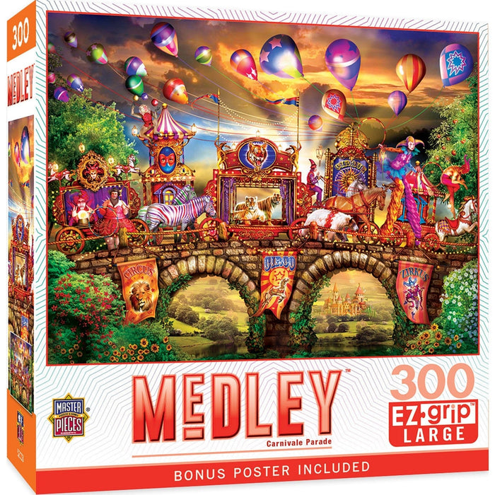 Medley - Carnivale Parade 300 Piece EZ Grip Jigsaw Puzzle - for just $14.99! 