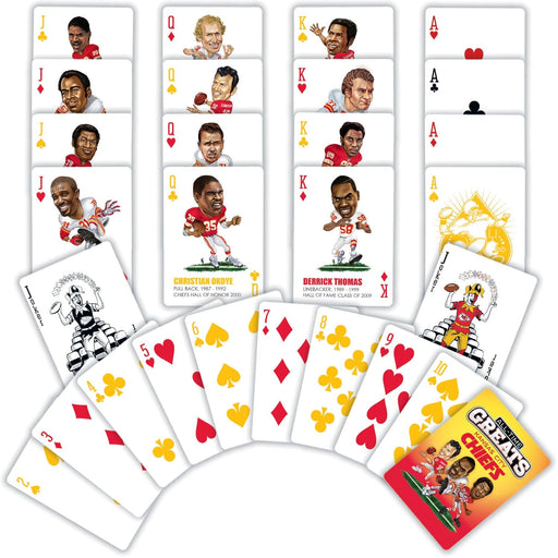 Kansas City Chiefs All-Time Greats Playing Cards - 54 Card Deck - for just $9.99! 