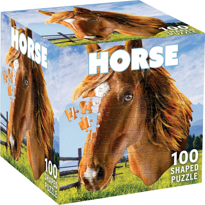 Horse 100 Piece Shaped Jigsaw Puzzle - for just $7.99! 